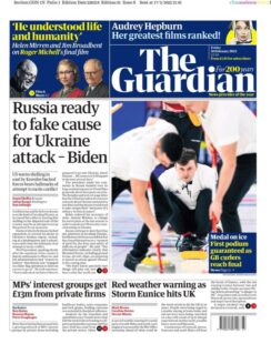The Guardian – Russia ready to fake cause for Ukraine attack – Biden