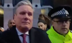 PM won’t say sorry after Starmer mobbed by angry protesters 