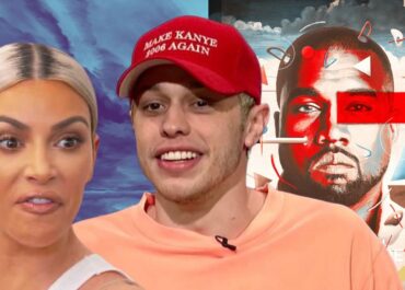 Kanye West and Kim Kardashian Pete Davidson