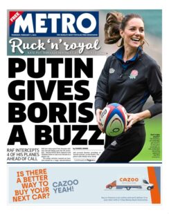 Metro – Boris gives Putin a buzz