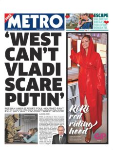 Metro – ‘West can’t scare Putin’