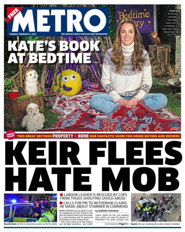 Metro - Keir flees hate mob