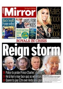 Daily Mirror – Royal crisis – Reign storm