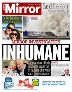 Daily Mirror – Investigation inhumane