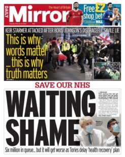 Daily Mirror – Waiting Shame