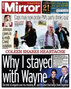 Daily Mirror – Why I stayed with Wayne Rooney