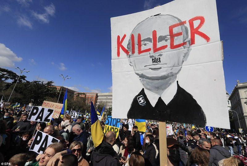 Ukraine war: Protesters take to streets around the world to oppose Putin’s bloody conflict