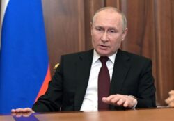 Russian President Vladimir Putin orders Russian military to ‘secure the peace’ in Donbass