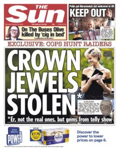 The Sun – Crown jewels stolen (from the TV show)