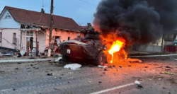 Russian tanks destroyed by Ukrainian ambush near Kyiv in dramatic footage