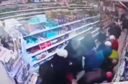 Chaos inside Russia as panic buyers strip shelves and shoppers scramble for food