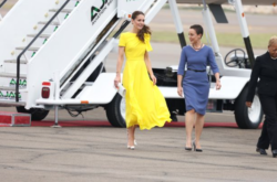 Kate Middleton and Prince William fly into slavery storm as they arrive in Jamaica