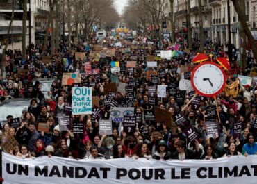 climate protests across France