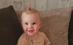 ‘Beautiful’ baby girl mauled to death by dog is pictured for first time