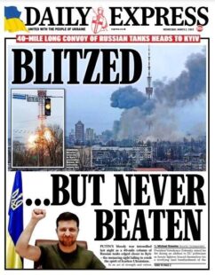 Daily Express – Blitzed … But never beaten