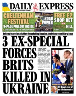 Daily Express – 3 Ex-special forces Brits killed in Ukraine