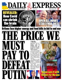Daily Express – The price we must pay to defeat Putin