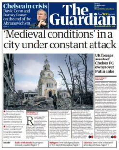 The Guardian – ‘Medieval conditions’ in a city under constant attack