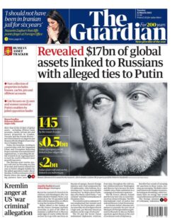 The Guardian – bn of global assets linked to Russians with ties to Putin