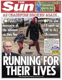 The Sun – Running for their lives