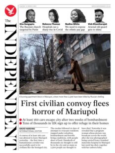 The Independent – First civilian convoy flees horror of Mariupol