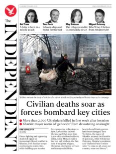 The Independent – Civilian deaths soar as forces bombard key cities