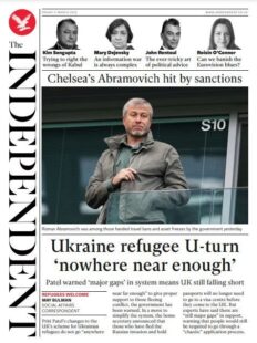 The Independent – Ukraine refugee u-turn ‘nowhere near enough’