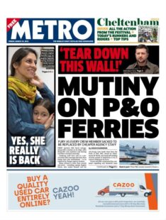 Metro – Mutiny on P&O ferries