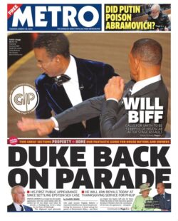 Metro – Duke back on parade