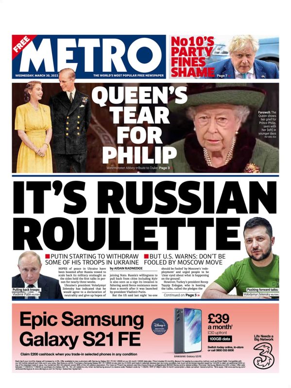 Metro - It’s Russian roulette