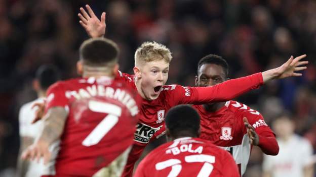 Middlesbrough 'buzzing' with FA Cup upset of 'typical Tottenham'
