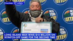 New York man wins million lottery – for the second time