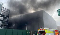 Fire breaks out at Pinewood Studios during Snow White filming