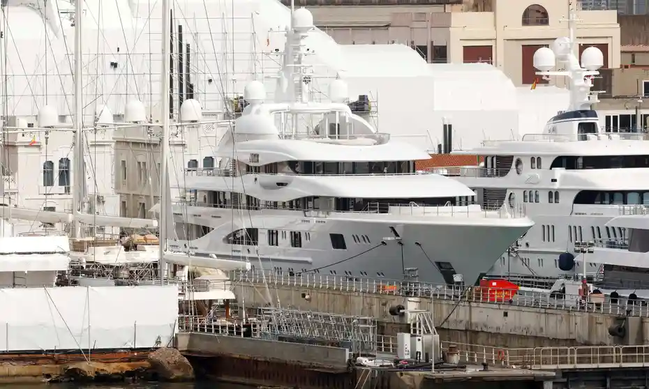 Spain has seized Russian oligarch’s $140m superyacht in Barcelona, PM says