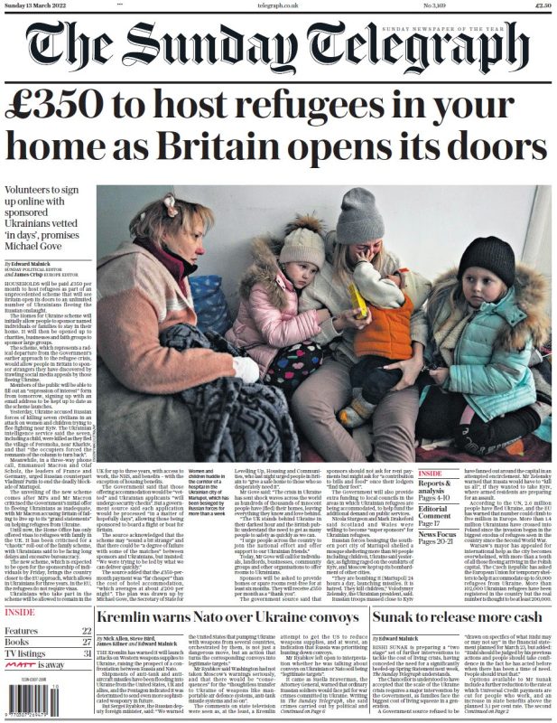 Sunday Papers - UK refugee scheme and plea to help orphans