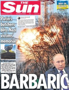 The Sun – Barbaric Putin