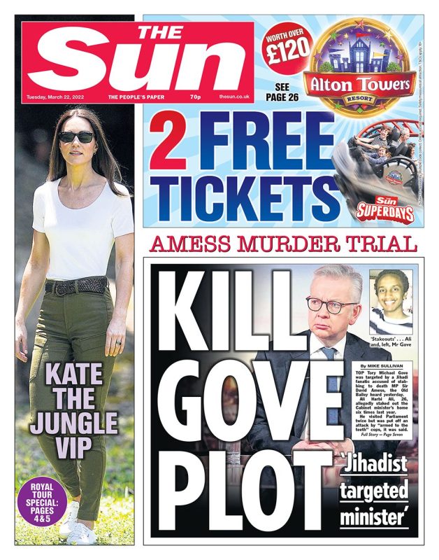 The Sun - Kill Gove plot