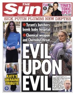 The Sun – Sick Putin plumbs new depths – Evil upon evil