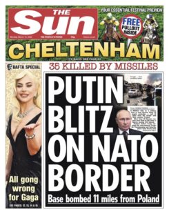 The Sun – Putin blitz on Nato border