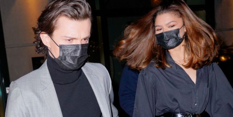 Here's Zendaya and Tom Holland looking loved up on a coffee date in Boston