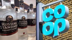 Supermarkets remove Russian vodka brand from sale over Ukraine invasion
