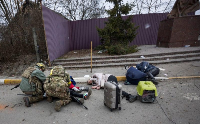 Mother shown dead on the street alongside her children in horror Ukraine photo was a Silicon Valley worker