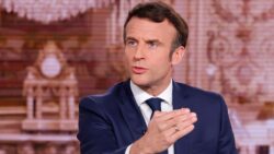 President Macron avoids accusing Putin of genocide