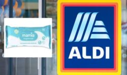 ‘Aldi are getting sneaky!’: Parents left fuming over 55p baby wipes change