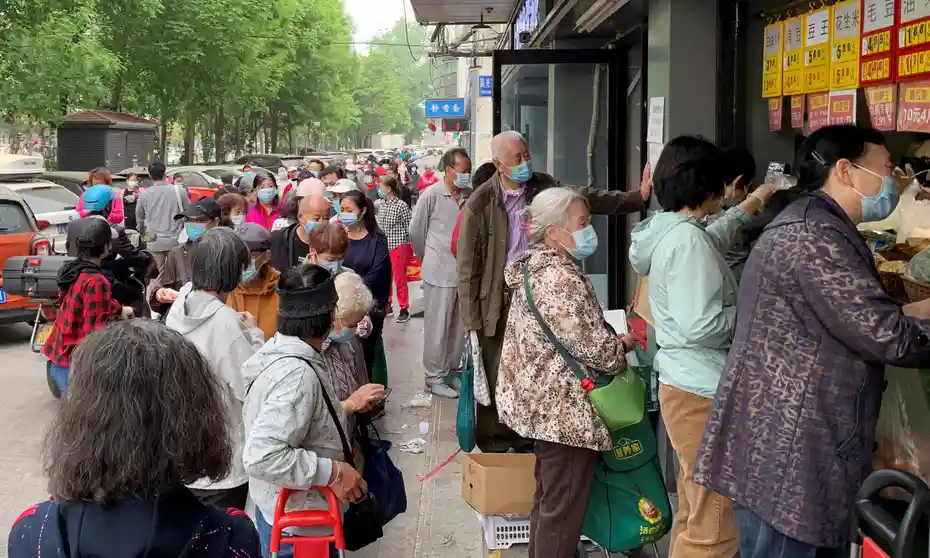 Covid lockdown fears spark panic buying in Beijing as largest district begins mass testing
