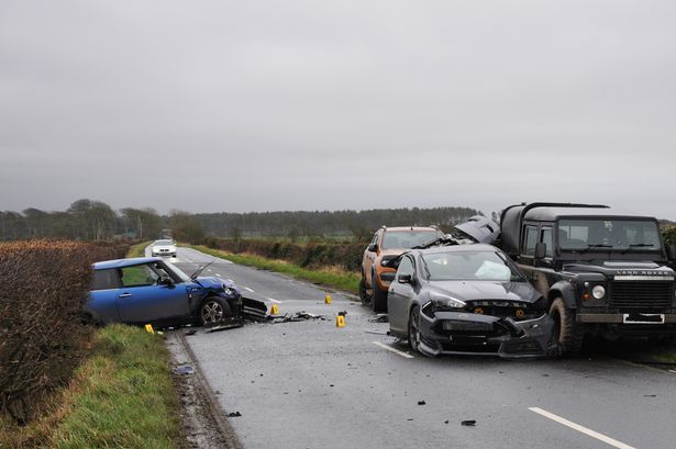 Horror pile-up in Scotland: Four children including baby rushed to hospital in major crash