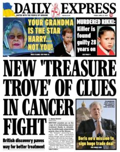 Daily Express – New treasure trove of clues in cancer fight