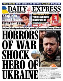 Daily Express – Horrors of war shock hero of Ukraine
