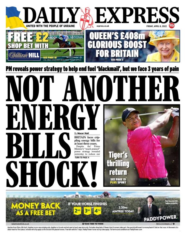 Daily Express - Not another energy bills shock!