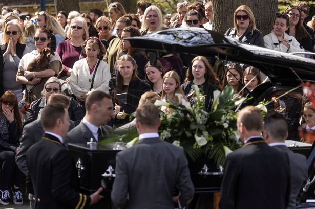 Tom Parker's funeral: The Wanted carry his coffin as his widow says she will 'treasure every memory' of her 'soulmate'